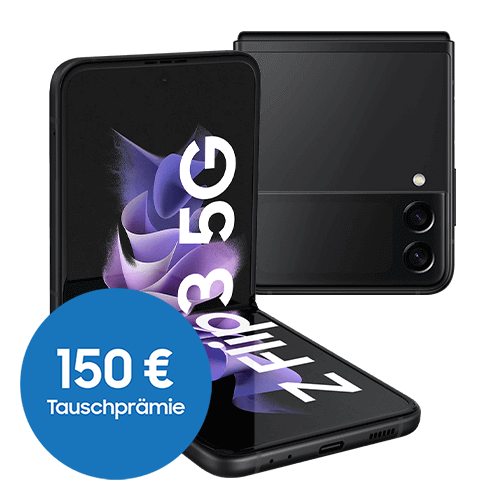 Samsung Galaxy Z Flip3 | 5G mit 150€ Tauschprämie