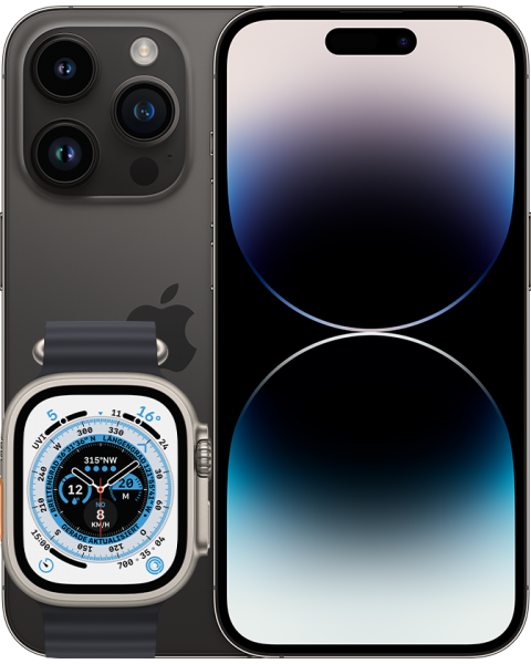 Apple iPhone 14 Pro Max 5G mit Apple Watch Ultra