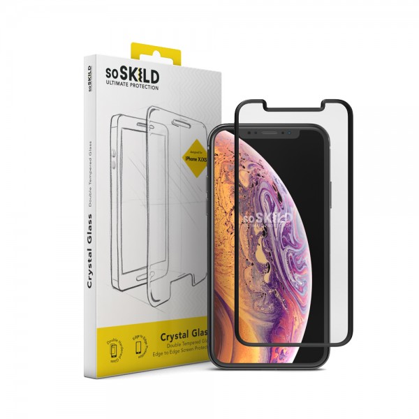 SoSkild iPhone 11 Pro / Xs / X Double Tempered Glass Screen Protector