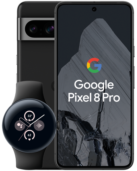 Google Pixel 8 Pro + Pixel Watch 2 LTE